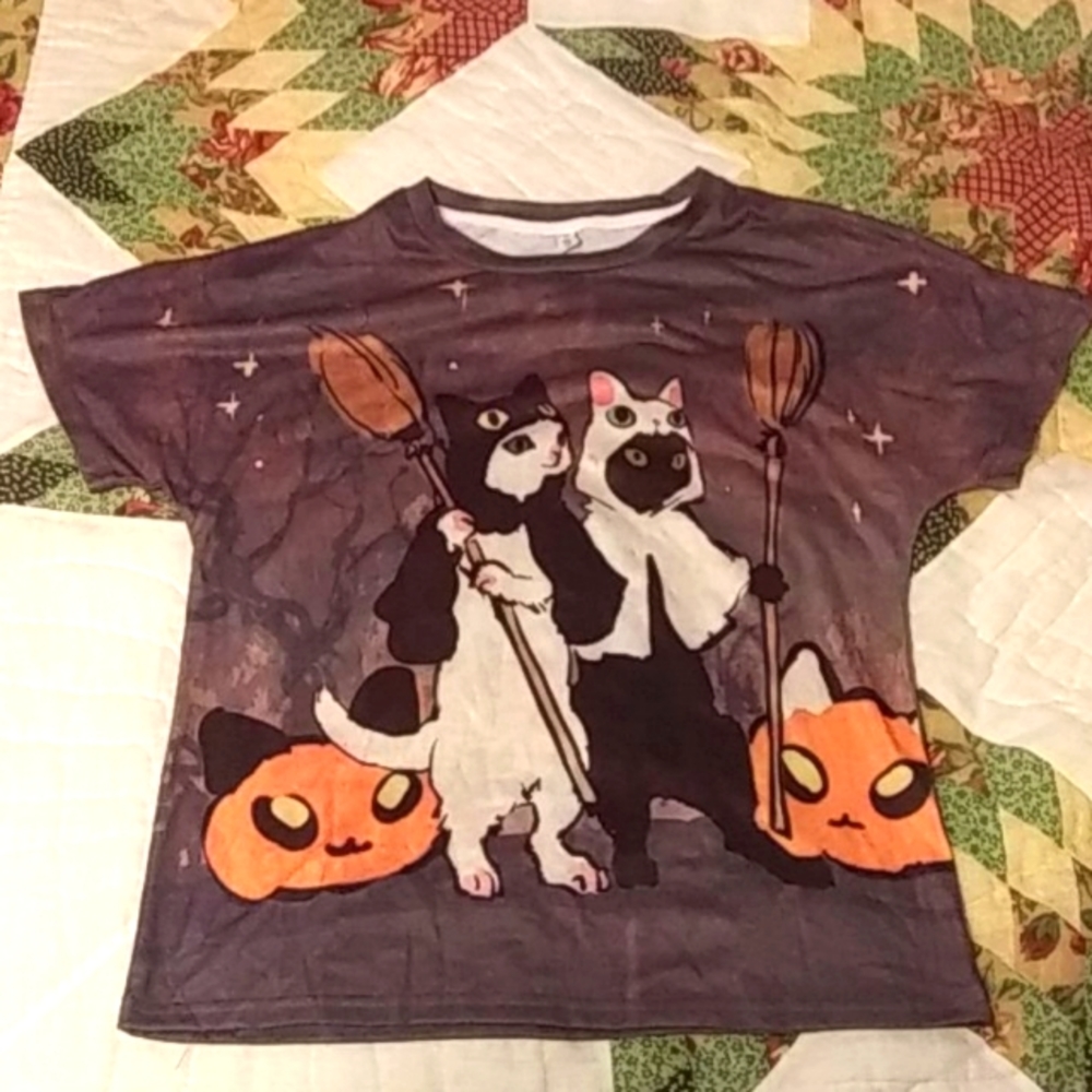 ⭐MISSLOOK Kitty Halloween T-shirt sz S